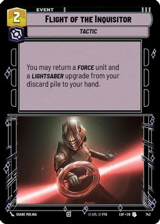Flight of the Inquisitor (Foil) (742) - Legends of the Force Foil