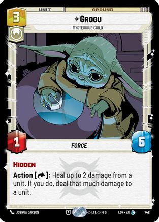 Grogu - Mysterious Child (Foil) (748) - Legends of the Force Foil