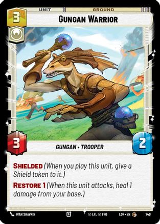 Gungan Warrior (Foil) (749) - Legends of the Force Foil