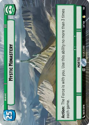 Mystic Monastery (Hyperspace Foil) (768) - Legends of the Force Foil