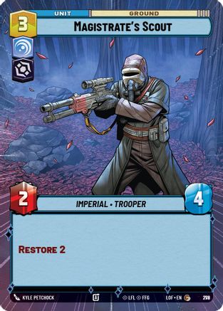 Magistrate's Scout (Hyperspace Foil) (772) - Legends of the Force Foil