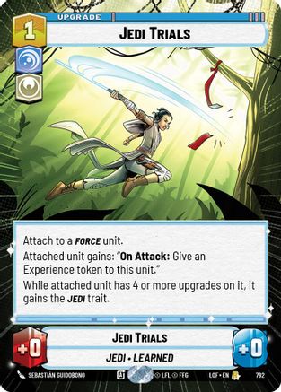 Jedi Trials (Hyperspace Foil) (792) - Legends of the Force Foil
