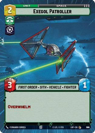 Exegol Patroller (Hyperspace Foil) (820) - Legends of the Force Foil