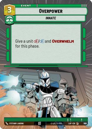 Overpower (Hyperspace Foil) (866) - Legends of the Force Foil