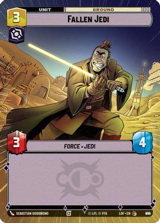 Fallen Jedi (Hyperspace Foil) (970) - Legends of the Force Foil