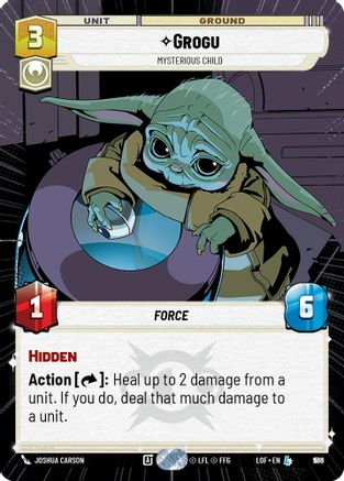 Grogu - Mysterious Child (Hyperspace Foil) (986) - Legends of the Force Foil