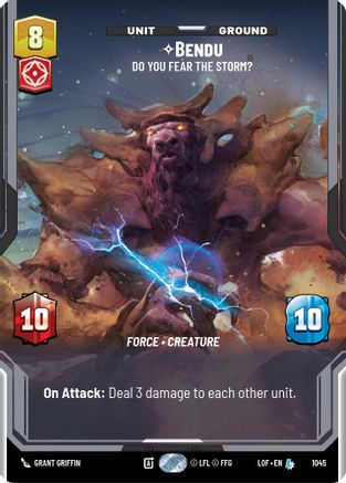 Bendu - Do You Fear the Storm? (Prestige) (1045) - Legends of the Force