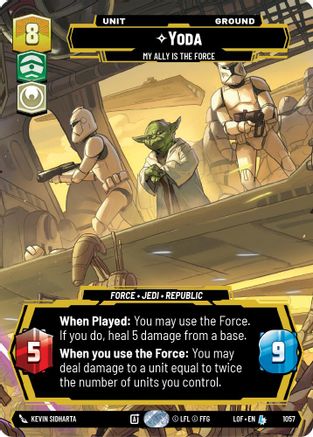 Yoda - My Ally is the Force (Prestige) (1057) - Legends of the Force