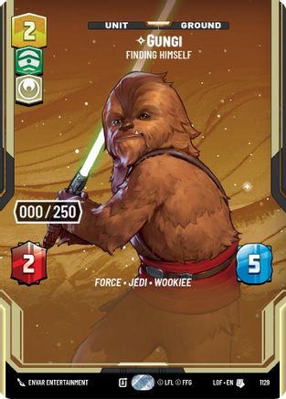 Gungi - Finding Himself (Serialized) (1129) - Legends of the Force Foil
