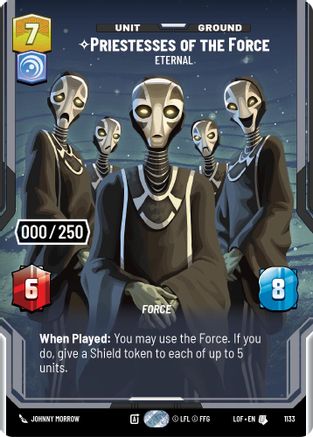 Priestesses of the Force - Eternal (Serialized) (1133) - Legends of the Force Foil