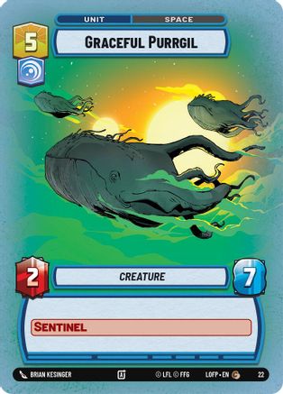 Graceful Purrgil (22) - Organized Play Promos Foil