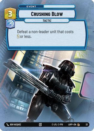 Crushing Blow (23) - Organized Play Promos Foil