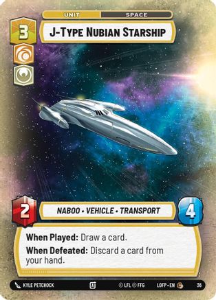 J-Type Nubian Starship (36) - Organized Play Promos Foil
