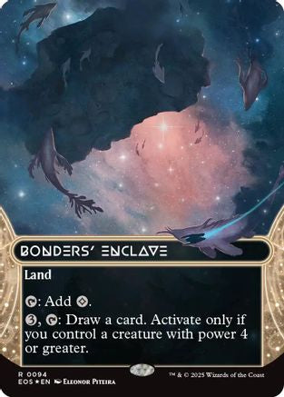 Bonders' Enclave (0094) (Borderless) (Galaxy Foil) (EOS-094) - Edge of Eternities: Stellar Sights Foil