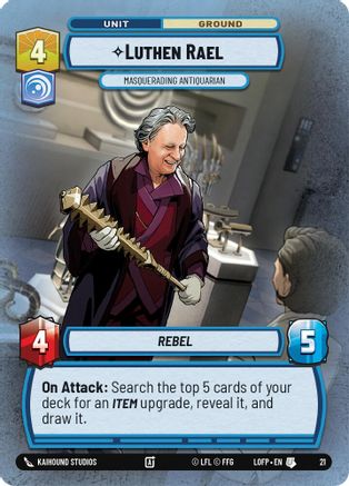Luthen Rael - Masquerading Antiquarian (Foil) (21) - Organized Play Promos