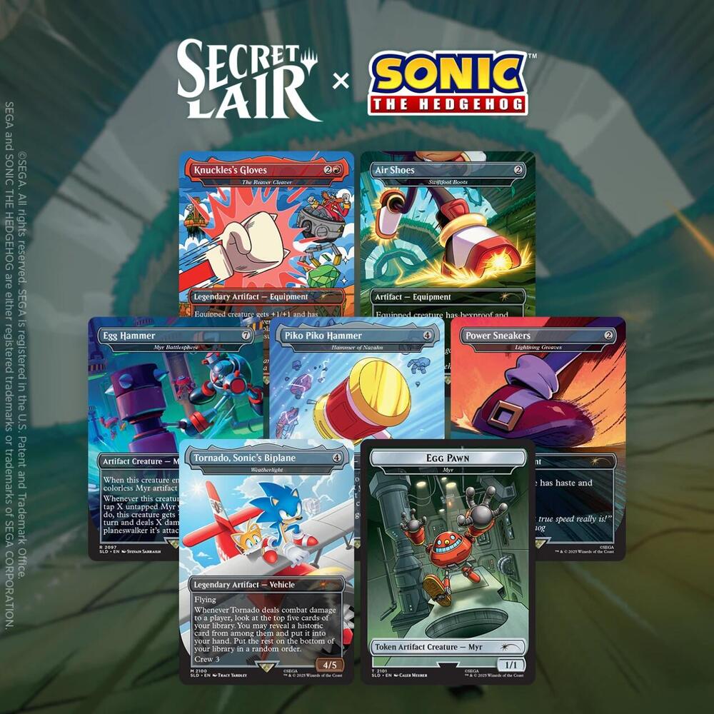 Magic the Gathering - Secret Lair x Sonic - Turbo Gear - Non-Foil