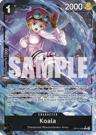 Koala (086) (Alternate Art) (OP12-086) - Legacy of the Master Foil