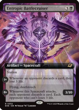 Entropic Battlecruiser (Extended Art) (EOE-332) - Edge of Eternities