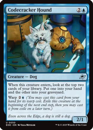 Codecracker Hound (EOE-050) - Edge of Eternities