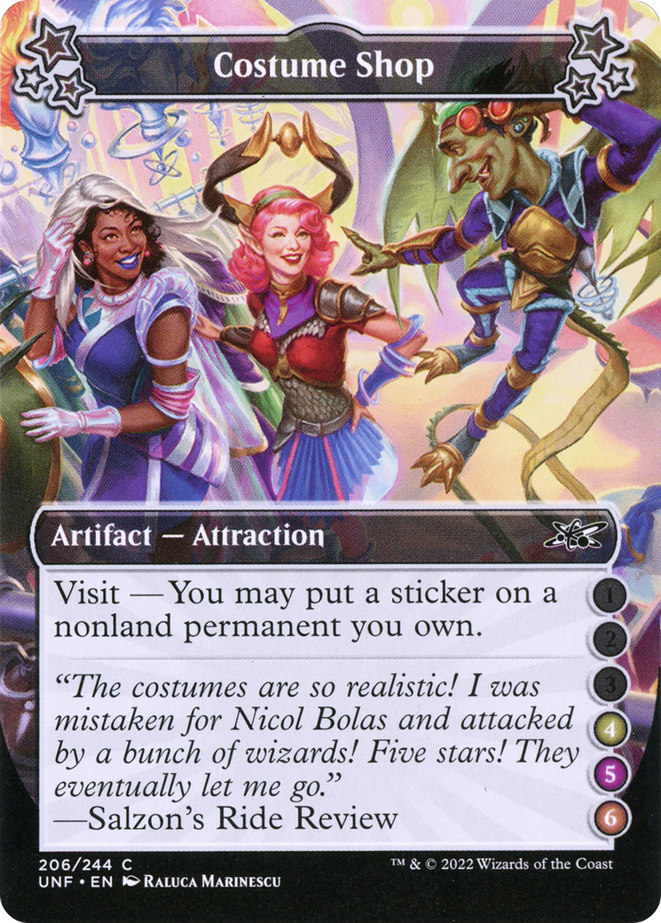 Costume Shop (4-5-6) (UNF-206F) - Unfinity Foil