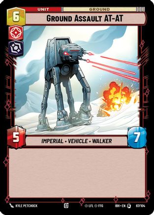 Ground Assault AT-AT (67/104) (67/104) - Intro Battle Hoth