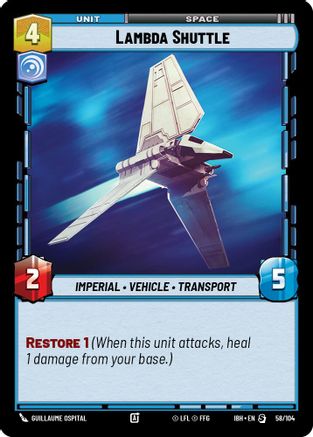 Lambda Shuttle (58/104) - Intro Battle Hoth