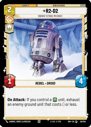 R2-D2 - Known to Make Mistakes (49/104) (49/104) - Intro Battle Hoth