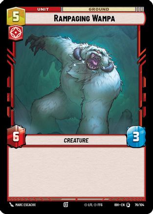 Rampaging Wampa (76/104) - Intro Battle Hoth