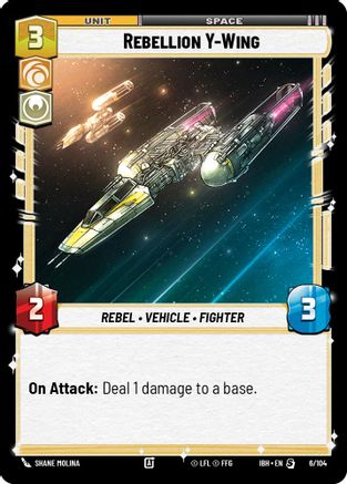 Rebellion Y-Wing (6/104) - Intro Battle Hoth