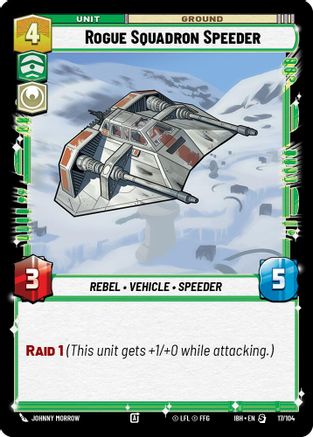Rogue Squadron Speeder (17/104) (17/104) - Intro Battle Hoth