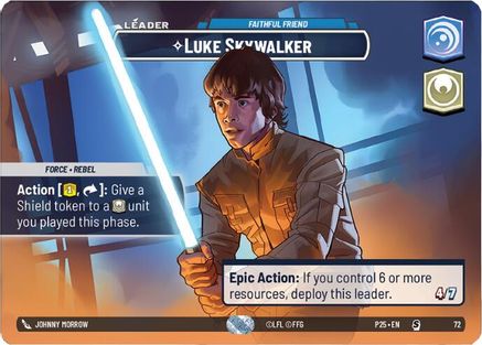 Luke Skywalker - Faithful Friend (72) - Organized Play Promos Foil