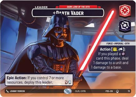 Darth Vader - Dark Lord of the Sith (73) - Organized Play Promos Foil