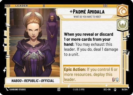 Padmé Amidala - What Do You Have to Hide? (16/264) - Secrets of Power