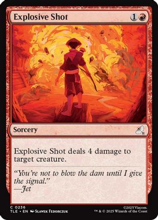 Explosive Shot (TLE-236) - Avatar: The Last Airbender: Eternal-Legal