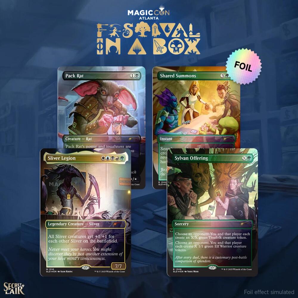 MagicCon - The Gathering - Secret Lair Rainbow Foil