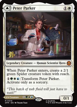 Peter Parker (PRE-010) - Prerelease Cards Foil