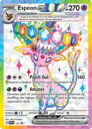 Espeon ex SVP 175 - Holofoil SV Scarlet & Violet Promo Cards - Promo