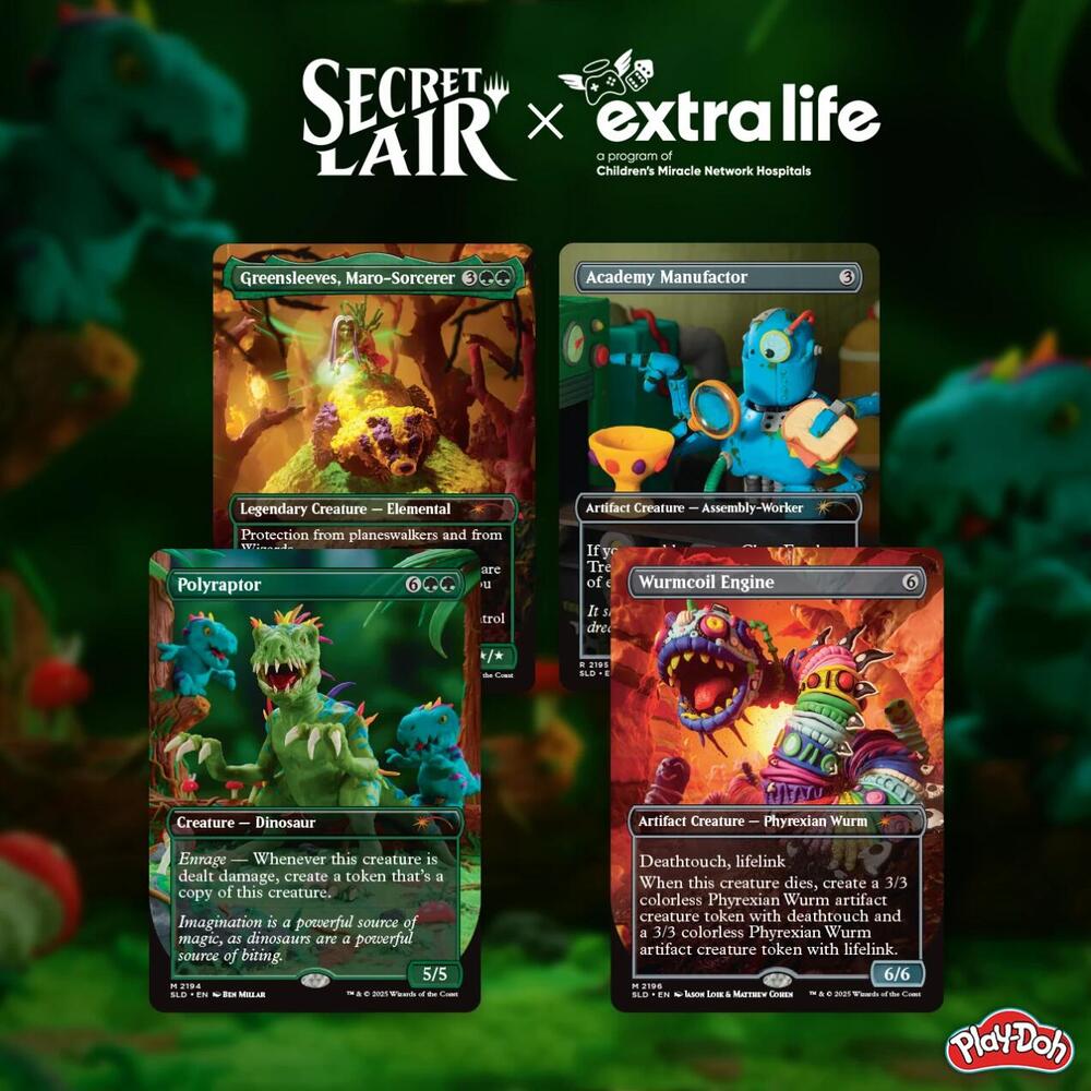 Magic the Gathering - Secret Lair x Play-Doh: Squishful Thinking: Extra Life 2025 - Non-Foil Edition
