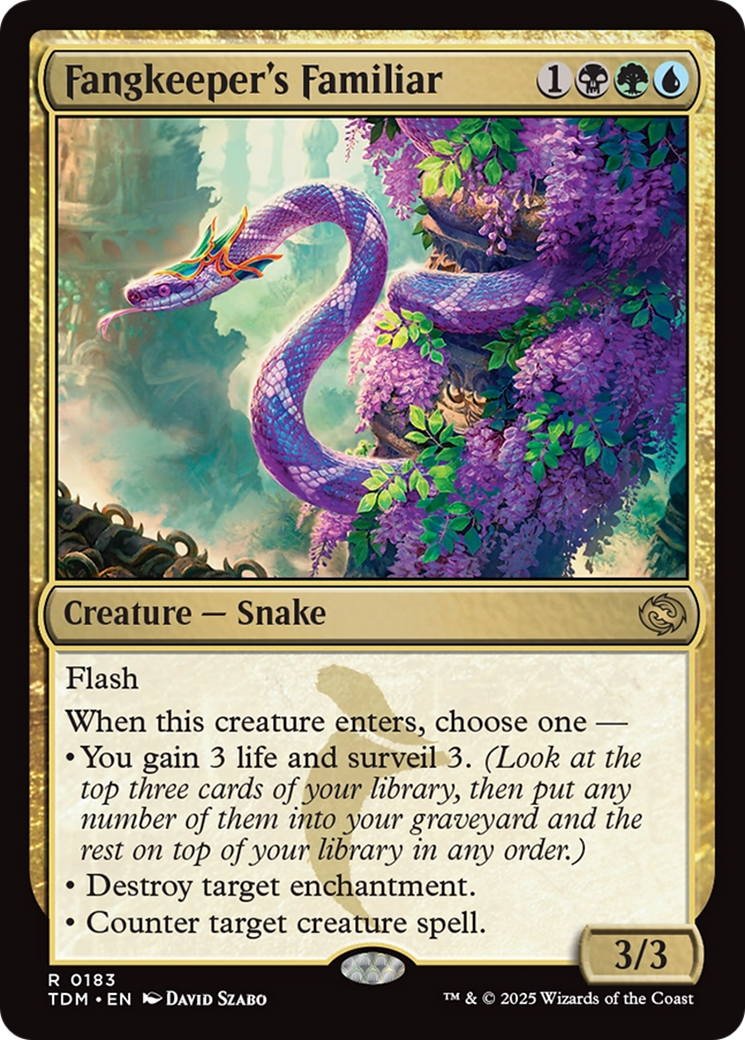 Fangkeeper's Familiar (TDM-183) - Tarkir: Dragonstorm Foil