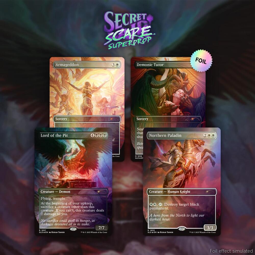 Magic the Gathering - Secret Lair Drop: Artist Series: Kieran Yanner - Rainbow Foil Edition
