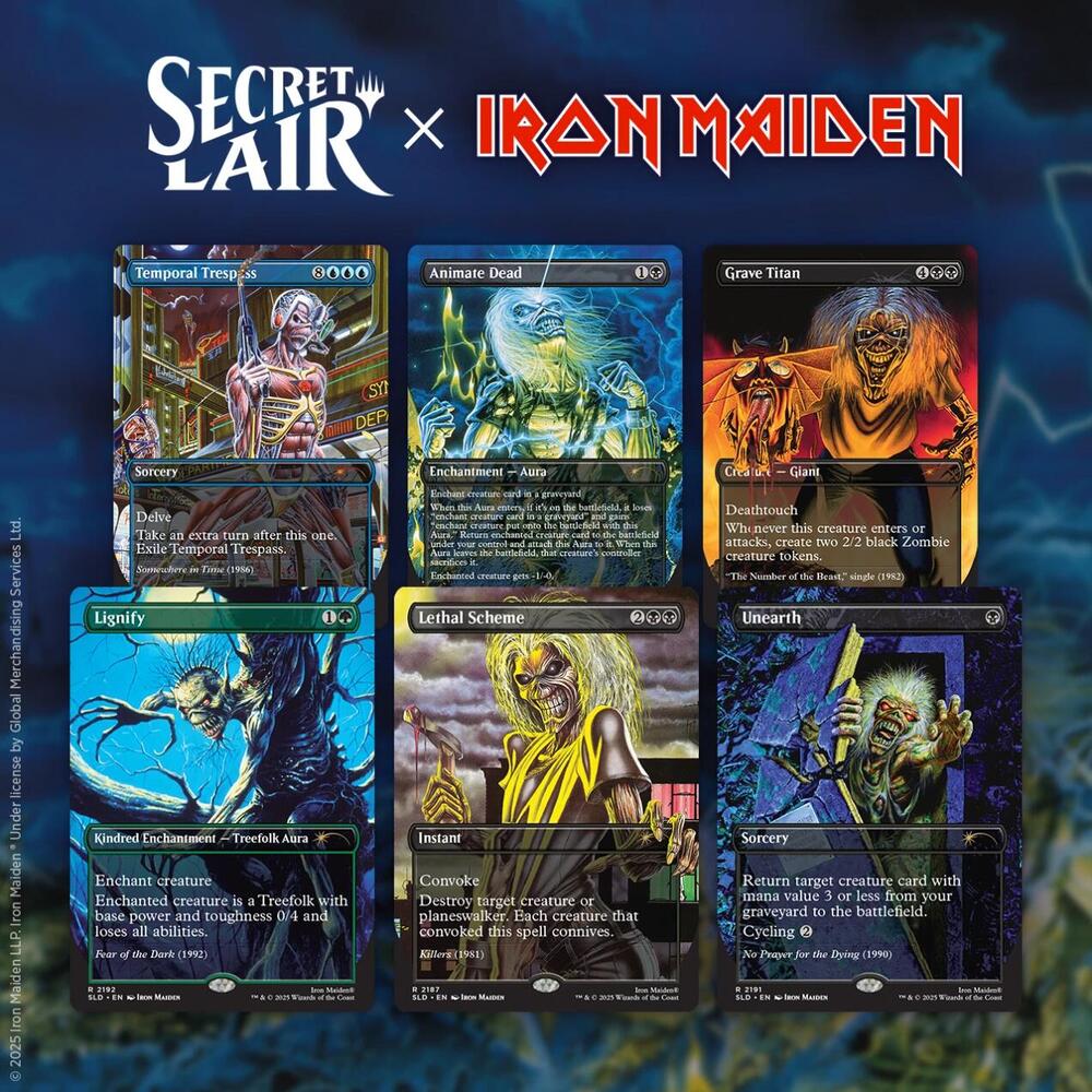 Magic the Gathering - Secret Lair x Iron Maiden: Album Art - Non-Foil Edition