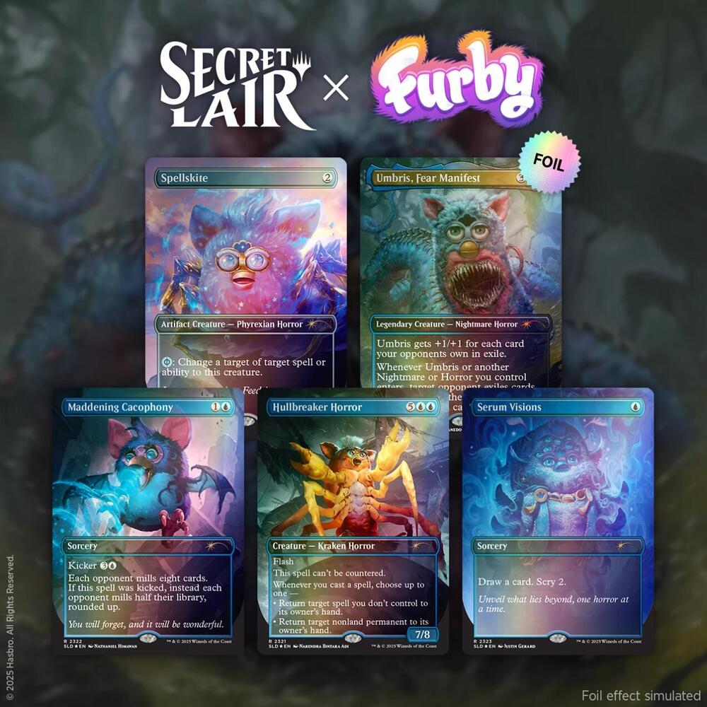Magic the Gathering - Secret Lair x Furby: The Oddbodies - Rainbow Foil Edition