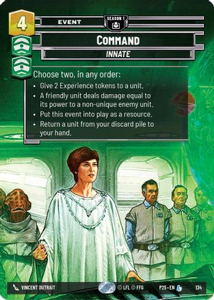 Command (134) (134) - Sector and Regional Promos Season 1 Foil