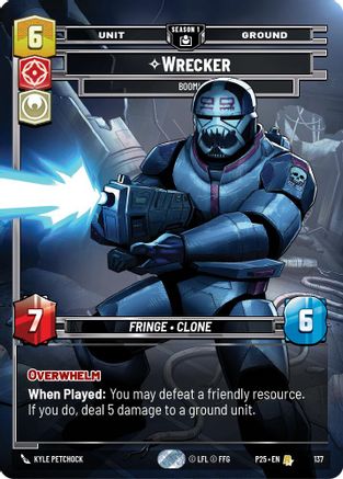 Wrecker - Boom! (137) (137) - Sector and Regional Promos Season 1 Foil