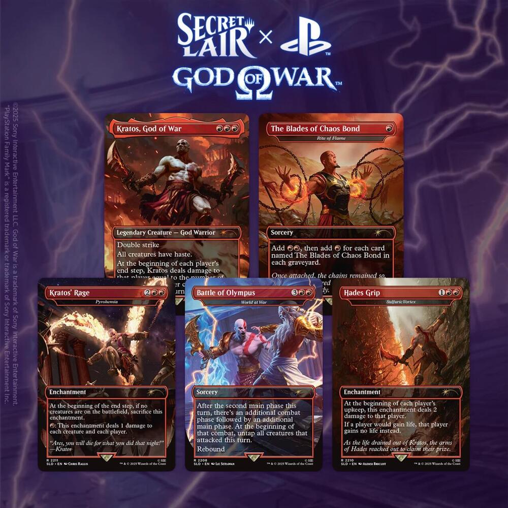 Magic the Gathering - Secret Lair x God of War: Greek - Non-Foil Edition