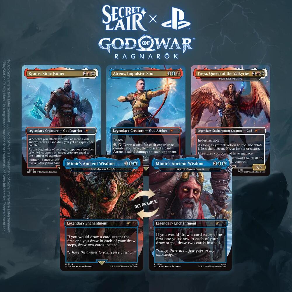 Magic the Gathering - Secret Lair x God of War: Norse - Non-Foil Edition