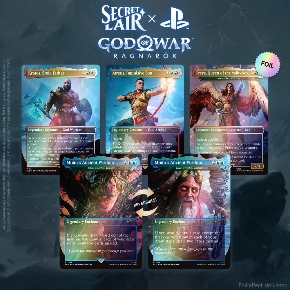 Magic the Gathering - Secret Lair x God of War: Norse - Traditional Foil Edition
