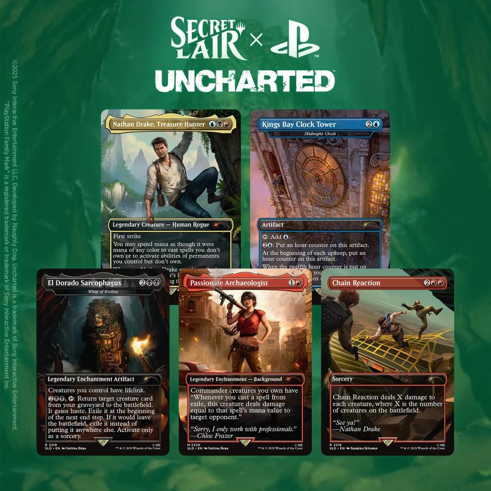 Magic the Gathering - Secret Lair x Uncharted - Non-Foil Edition