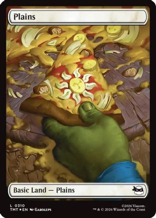 Plains (0310) (TMT-310) (Surge Foil) - Teenage Mutant Ninja Turtles Foil