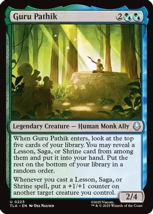 Guru Pathik (TLA-223) - Avatar: The Last Airbender Foil